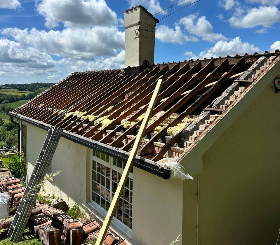 Attleborough Roofing Services 8 This is a photo of a roof being repaired in Attleborough. Installation carried out by Attleborough Roofing Services